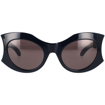 Hodinky & Bižutéria Deti Slnečné okuliare Balenciaga Occhiali da Sole  Hourglass Round BB0256S 001 Čierna