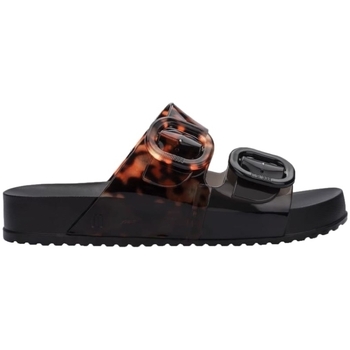 Topánky Žena Sandále Melissa Cozy Slide - Black/Clear Tortoise Čierna