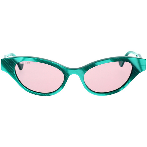 Hodinky & Bižutéria Žena Slnečné okuliare Gucci Occhiali da Sole  GG1298S 003 Zelená