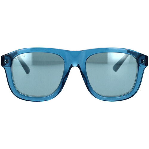 Hodinky & Bižutéria Slnečné okuliare Gucci Occhiali da Sole  GG1316S 005 Modrá