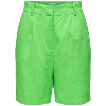Oblečenie Žena Šortky a bermudy Only Caro HW Long Shorts - Summer Green Zelená
