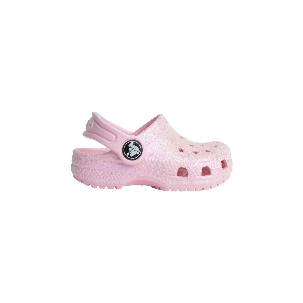 Topánky Deti Sandále Crocs Classic Glitter - Flamingo Ružová