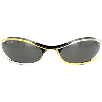 Hodinky & Bižutéria Slnečné okuliare Gucci Occhiali da Sole  GG1487S 001 Zlatá
