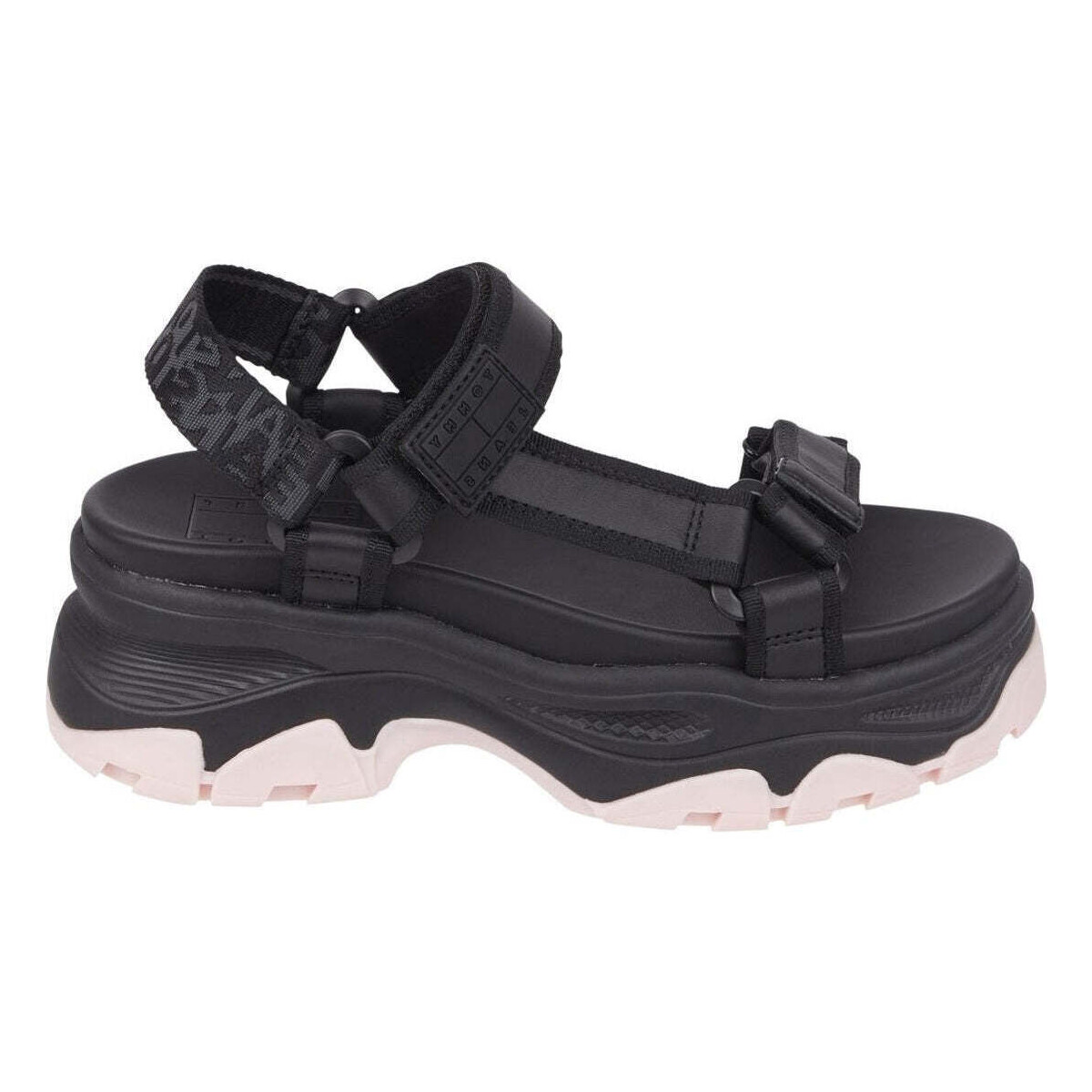 Topánky Žena Športové sandále Tommy Jeans  Čierna