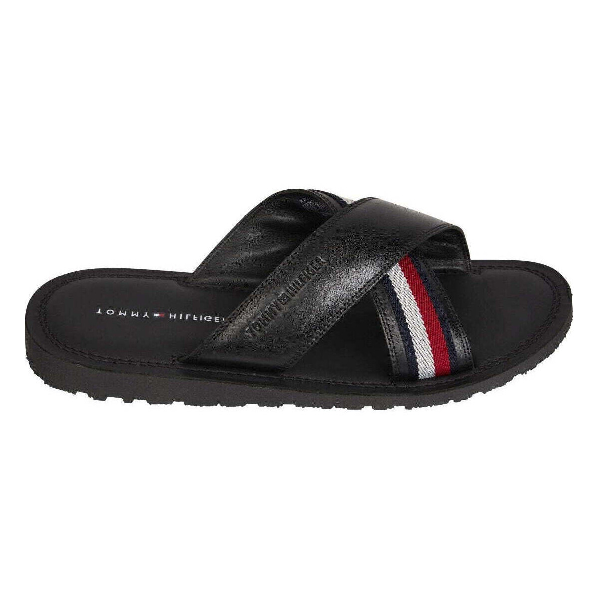 Topánky Muž Športové sandále Tommy Hilfiger  Čierna