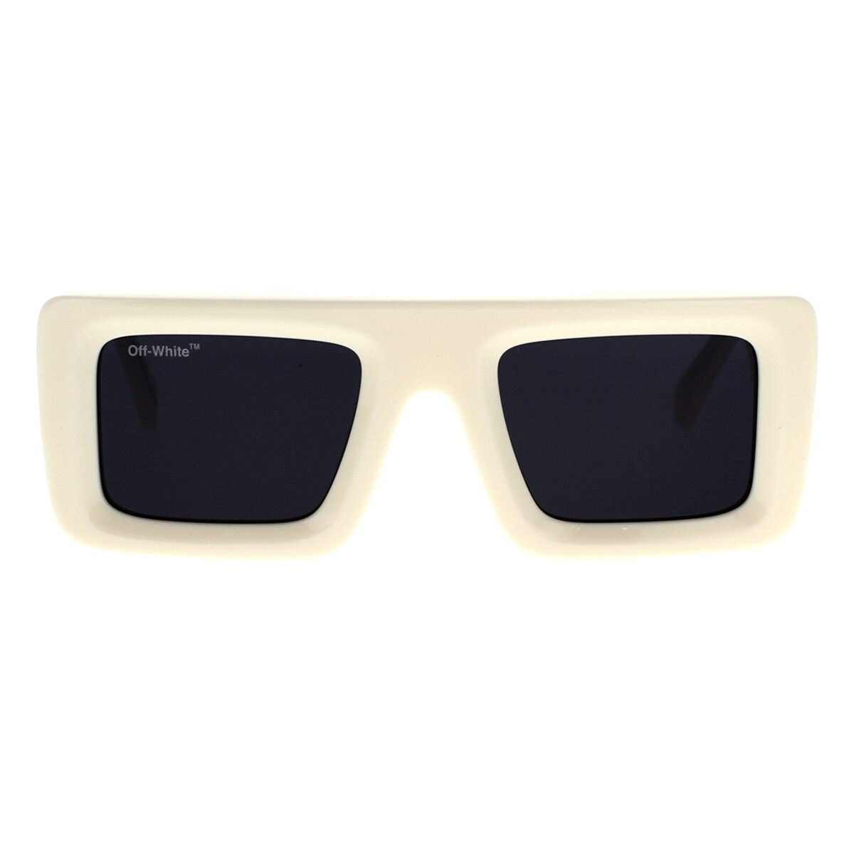 Hodinky & Bižutéria Slnečné okuliare Off-White Occhiali da Sole  Leonardo 10107 Biela