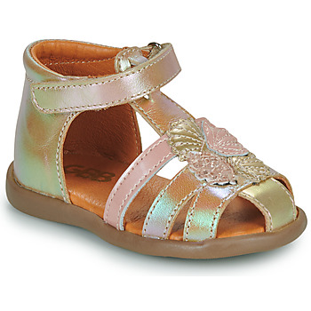 Topánky Dievča Sandále GBB FLORE Zlatá