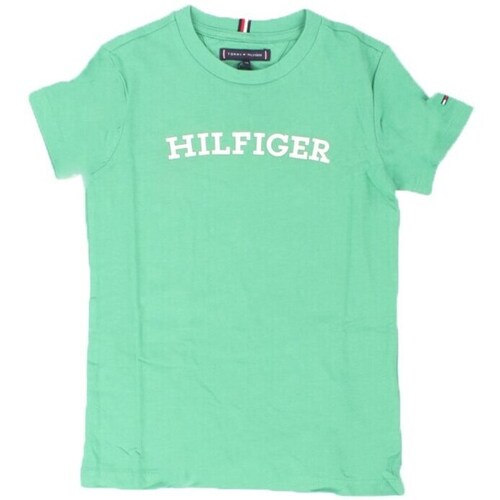 Oblečenie Chlapec Tričká s krátkym rukávom Tommy Hilfiger KB0KB08333T Zelená