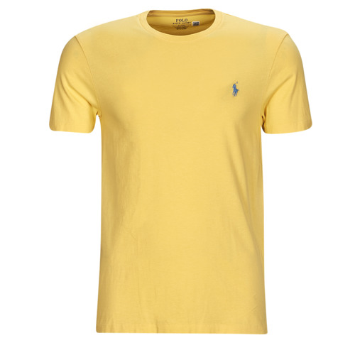 Oblečenie Muž Tričká s krátkym rukávom Polo Ralph Lauren T-SHIRT AJUSTE EN COTON Žltá
