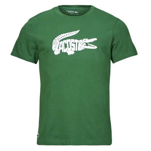 Oblečenie Muž Tričká s krátkym rukávom Lacoste TH8937 Zelená