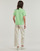 Oblečenie Žena Tričká s krátkym rukávom Lacoste TF2594 Zelená / Biela
