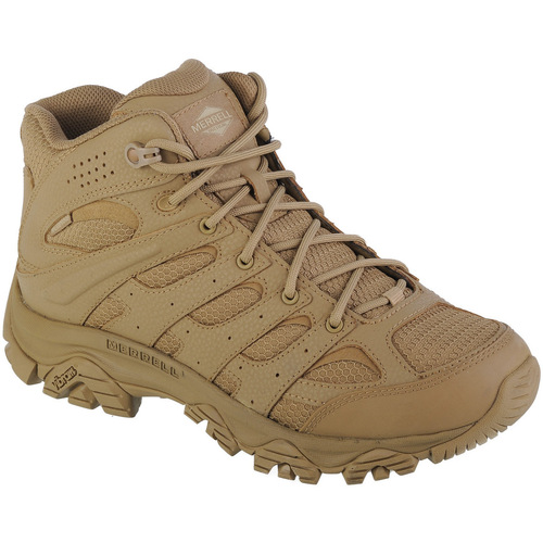 Topánky Muž Turistická obuv Merrell Moab 3 Tactical WP Mid Béžová