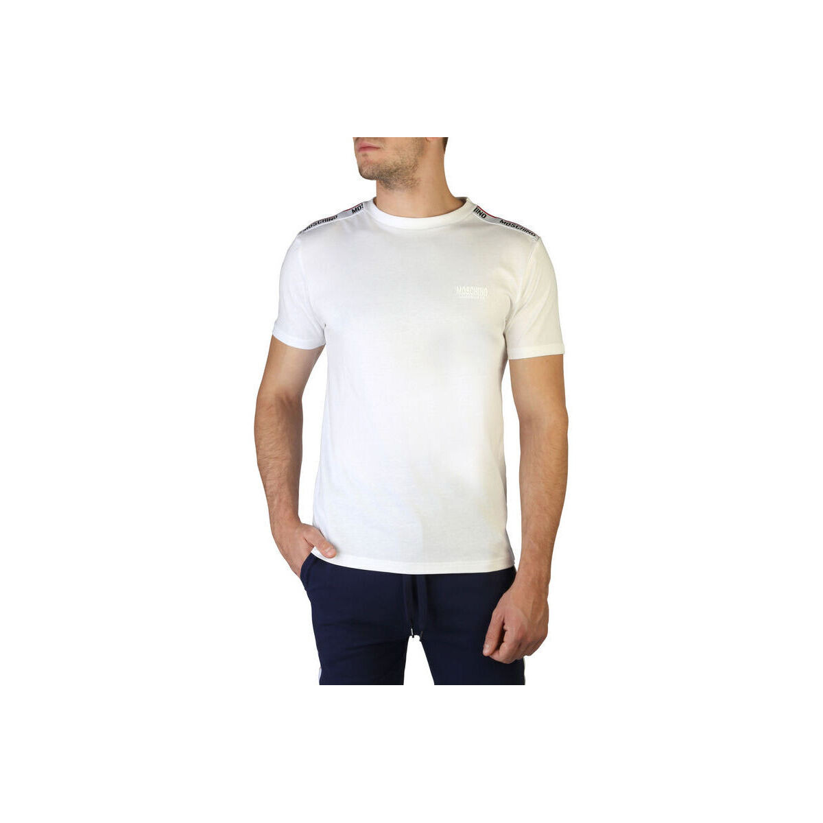 Oblečenie Muž Tričká s krátkym rukávom Moschino - 1901-8101 Biela