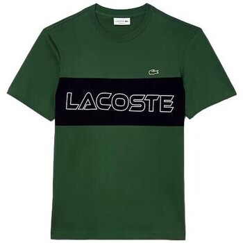 Oblečenie Muž Tričká s krátkym rukávom Lacoste CAMISETA HOMBRE   REGULAR FIT TH1712 Zelená