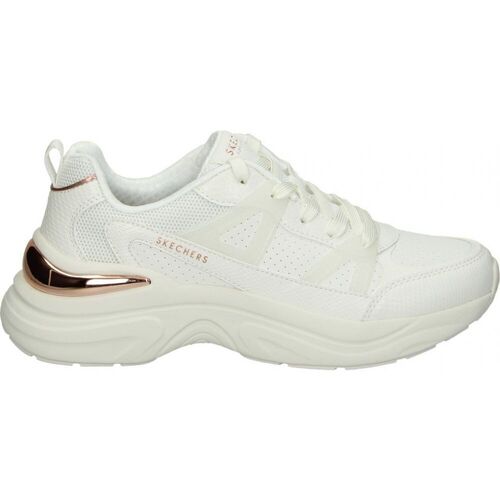 Topánky Žena Univerzálna športová obuv Skechers 177335-BLK Biela