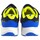 Topánky Dievča Univerzálna športová obuv Joma Deporte niño  fury jr 2303 azul Žltá
