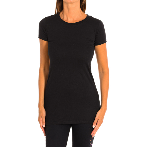 Oblečenie Žena Tričká s krátkym rukávom Zumba Z1T00543-NEGRO Čierna