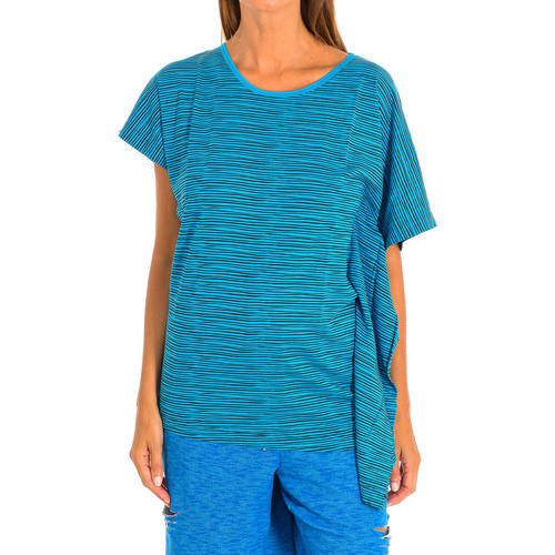 Oblečenie Žena Tričká s krátkym rukávom Zumba Z1T00682-AZUL Modrá