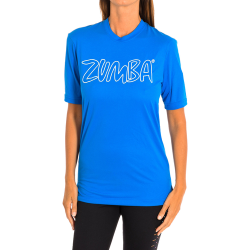 Oblečenie Žena Tričká s krátkym rukávom Zumba Z2T00153-AZUL Modrá