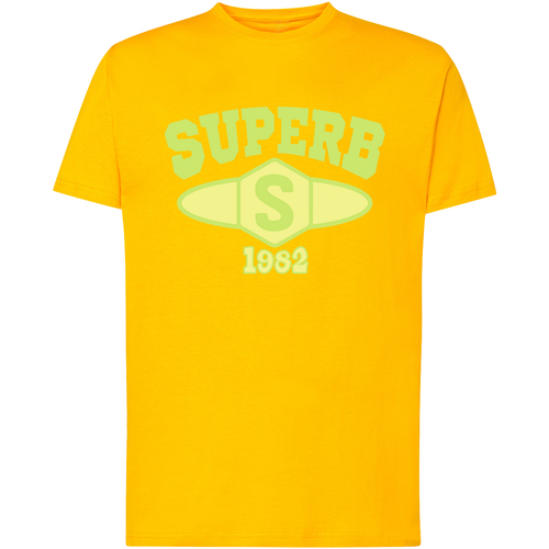 Oblečenie Muž Tričká s krátkym rukávom Superb 1982 SPRBCA-2201-YELLOW Žltá