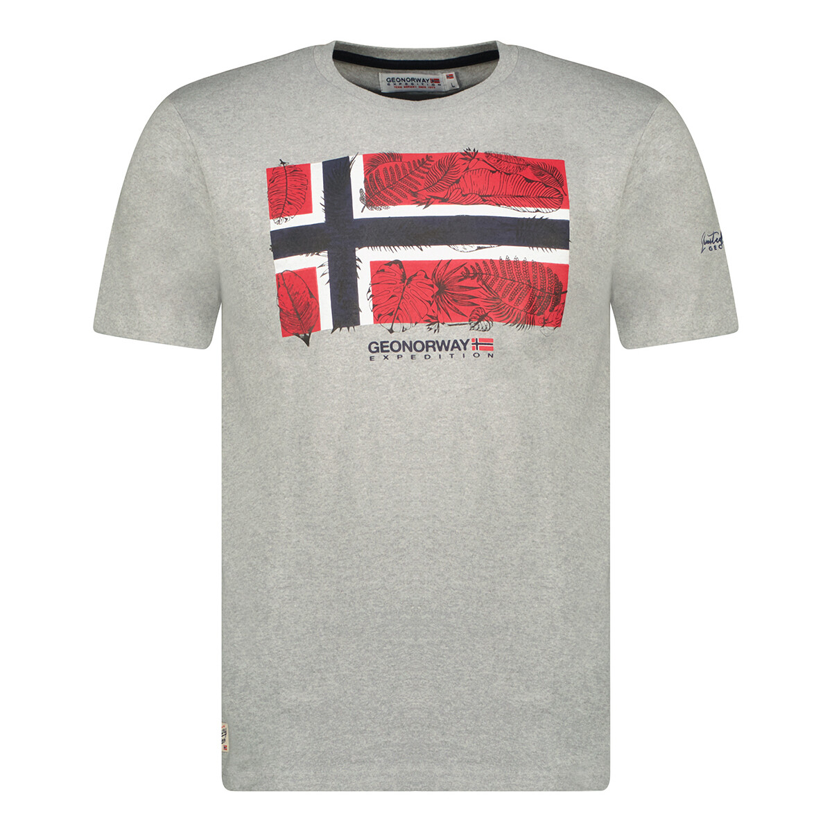 Oblečenie Muž Tričká s krátkym rukávom Geo Norway SW1239HGNO-BLENDED GREY Šedá