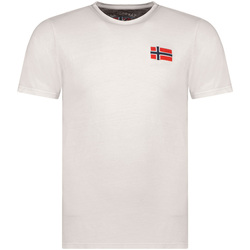 Oblečenie Muž Tričká s krátkym rukávom Geographical Norway SW1269HGNO-LIGHT GREY Šedá