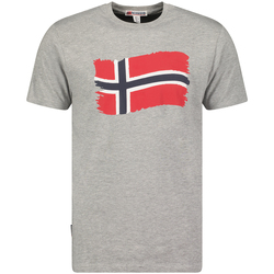 Oblečenie Muž Tričká s krátkym rukávom Geographical Norway SX1078HGN-BLENDED GREY Šedá