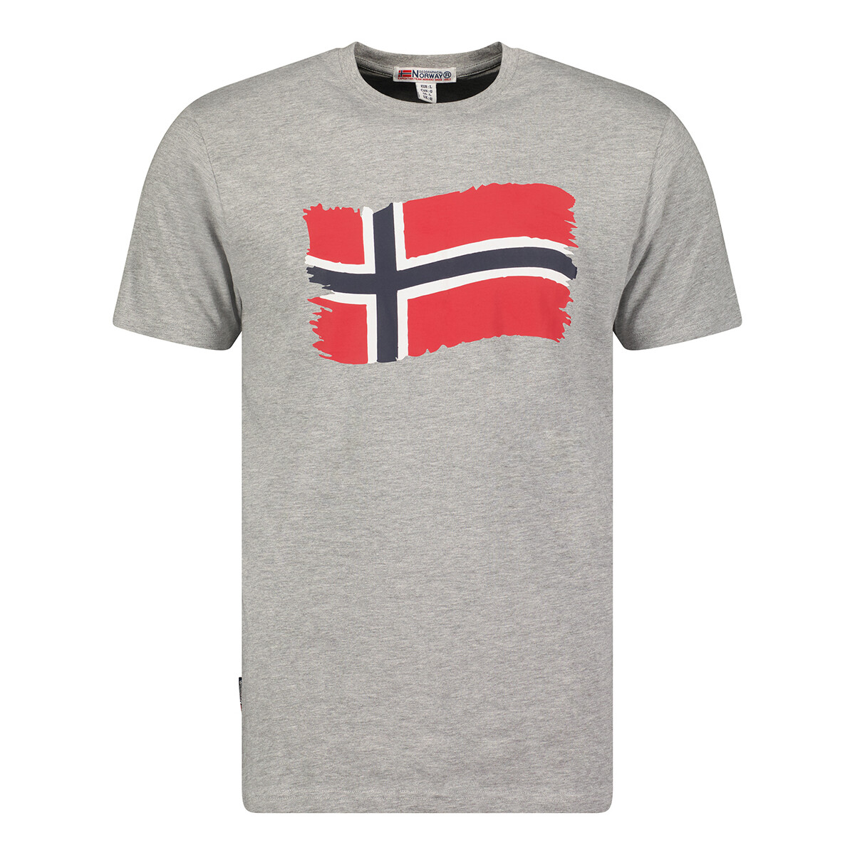 Oblečenie Muž Tričká s krátkym rukávom Geographical Norway SX1078HGN-BLENDED GREY Šedá