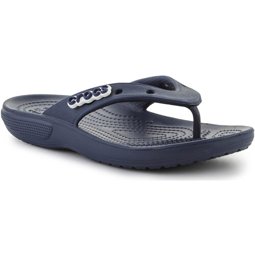 Topánky Šľapky Crocs Dámske papuče   CLASSIC FLIP NAVY 207713-410 Modrá