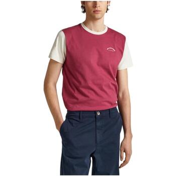 Oblečenie Muž Tričká s krátkym rukávom Pepe jeans  Ružová