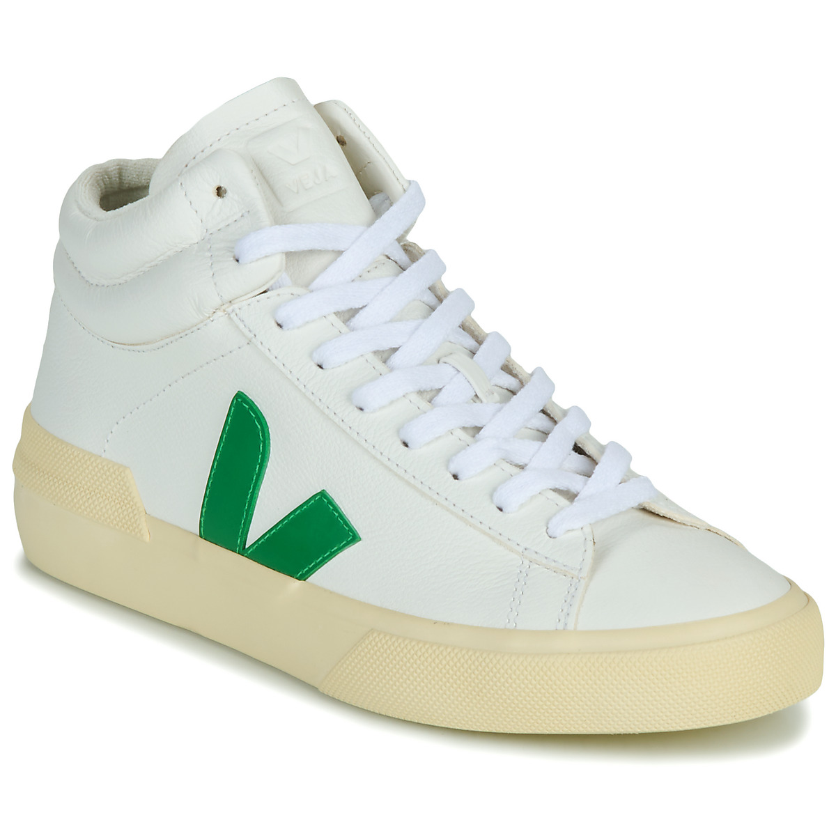 Topánky Členkové tenisky Veja MINOTAUR Biela / Zelená