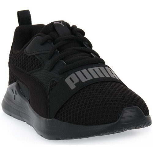 Topánky Chlapec Módne tenisky Puma 01 WIRED RUN PURE Čierna