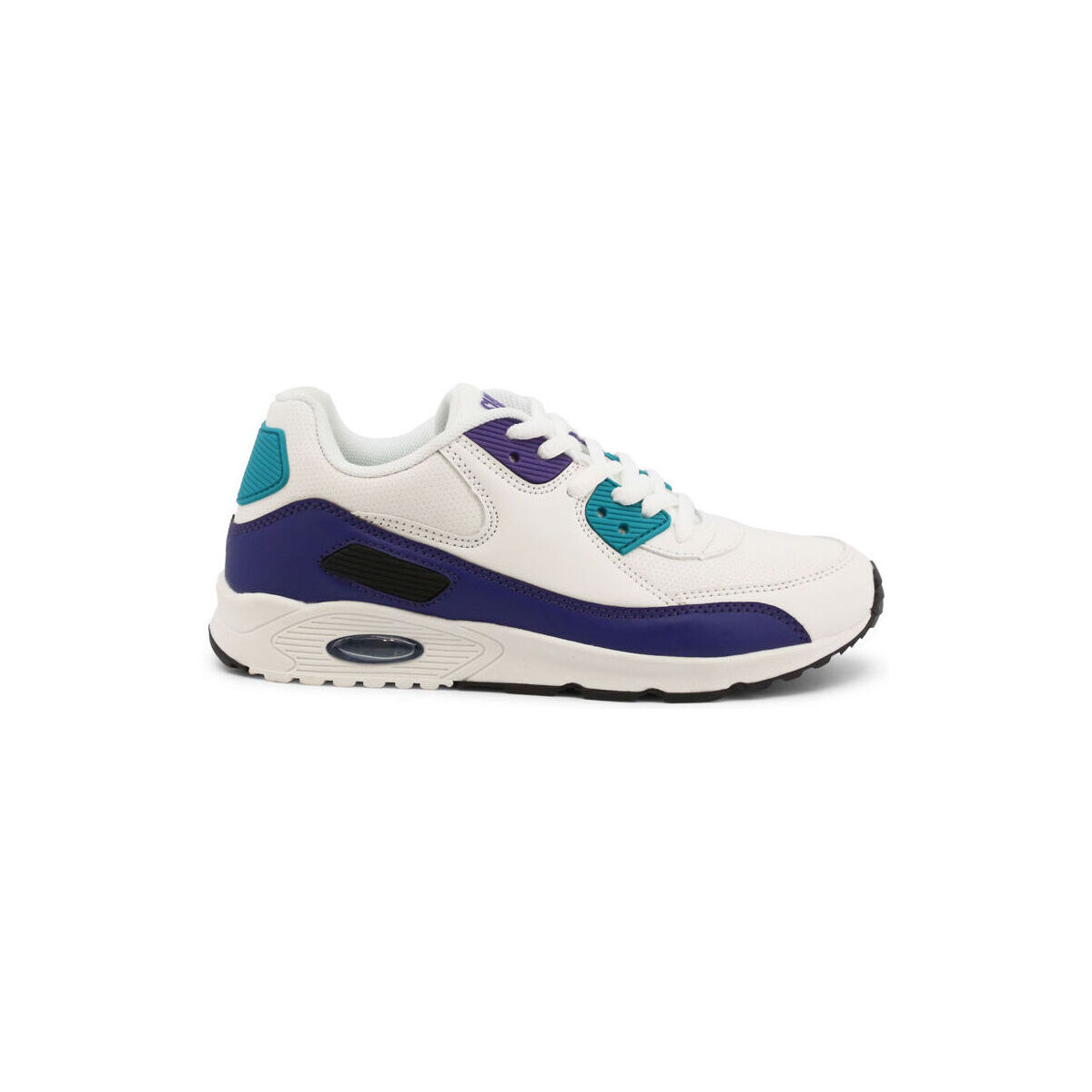Topánky Muž Módne tenisky Shone 005-001 White/Purple Biela