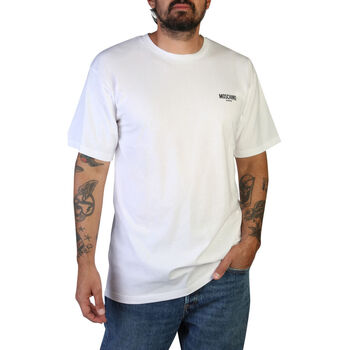 Oblečenie Muž Tričká s krátkym rukávom Moschino A0707-9412 A0001 White Biela