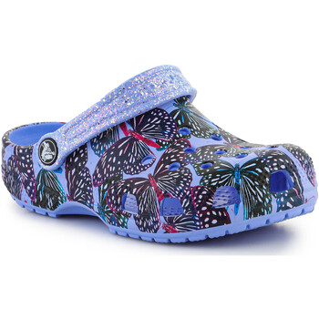 Topánky Dievča Sandále Crocs KIDS papuče  Classic Butterfly Clog Kids 208297-5Q7 Fialová 