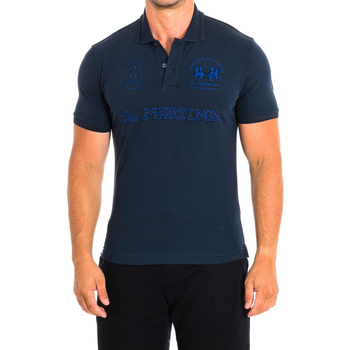 Oblečenie Muž Polokošele s krátkym rukávom La Martina RMP306-PK001-07017 Námornícka modrá