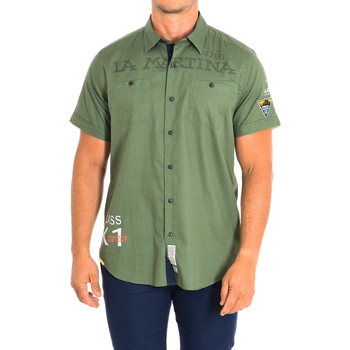 Oblečenie Muž Košele s dlhým rukávom La Martina TMC303-TW029-03175 Zelená