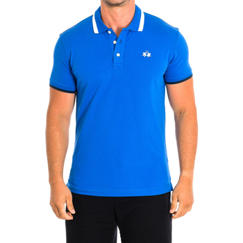 Oblečenie Muž Polokošele s krátkym rukávom La Martina TMP006-PK001-07105 Modrá
