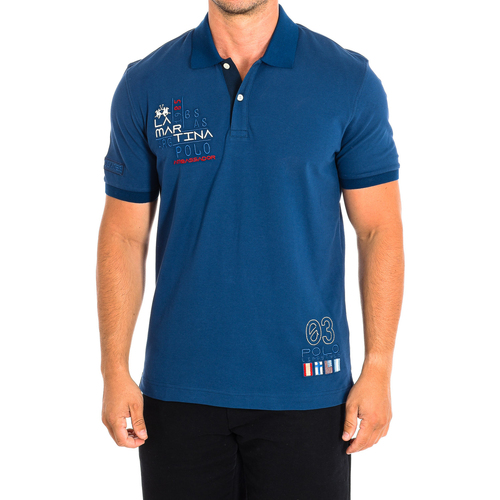 Oblečenie Muž Polokošele s krátkym rukávom La Martina TMP330-PK001-07048 Námornícka modrá