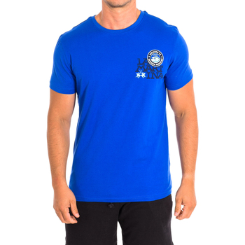 Oblečenie Muž Tričká s krátkym rukávom La Martina TMR607-JS354-07120 Modrá