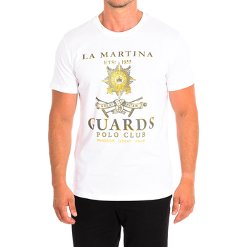Oblečenie Muž Tričká s krátkym rukávom La Martina TMRG30-JS206-00001 Biela
