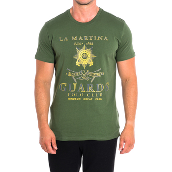 Oblečenie Muž Tričká s krátkym rukávom La Martina TMRG30-JS206-03175 Zelená