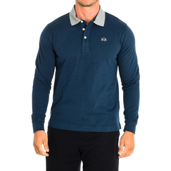 Oblečenie Muž Polokošele s dlhým rukávom La Martina XMP011-JS005-07017 Námornícka modrá