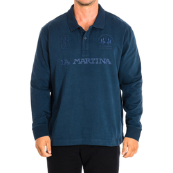 Oblečenie Muž Polokošele s dlhým rukávom La Martina XMP305-JS005-07017 Námornícka modrá