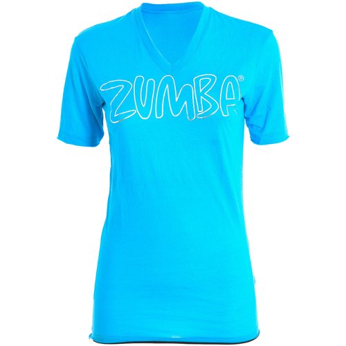Oblečenie Žena Tričká a polokošele Zumba Z2T00144-AZUL Modrá