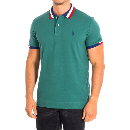 Oblečenie Muž Polokošele s krátkym rukávom U.S Polo Assn. 64775-149 Zelená