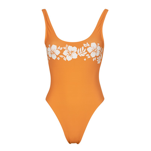 Oblečenie Žena Plavky jednodielne Billabong ON ISLAND TIME ONE PIECE Oranžová
