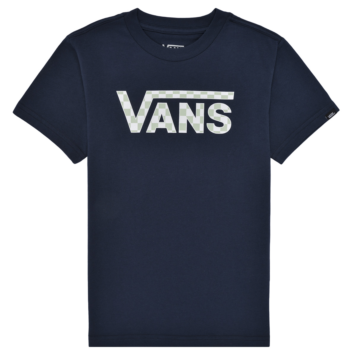 Oblečenie Chlapec Tričká s krátkym rukávom Vans VANS CLASSIC LOGO FILL Námornícka modrá