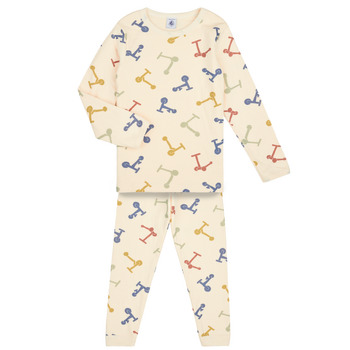 Oblečenie Chlapec Pyžamá a nočné košele Petit Bateau MAMOURS Viacfarebná
