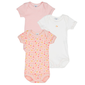 Oblečenie Dievča Pyžamá a nočné košele Petit Bateau LOT X3 Biela / Ružová